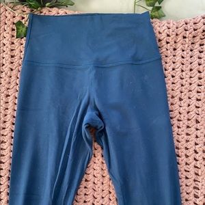 blue lulu lemon align leggings 25”